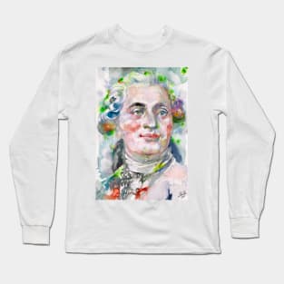 LOUIS XVI watercolor portrait Long Sleeve T-Shirt